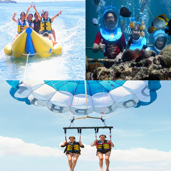 Watersport Bali Paket H - sewa mobil bali